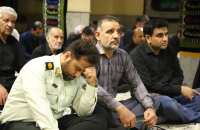 آئین عزاداری هیئت سید الشهدا(ع) کارکنان شهرداری قم برگزار شد